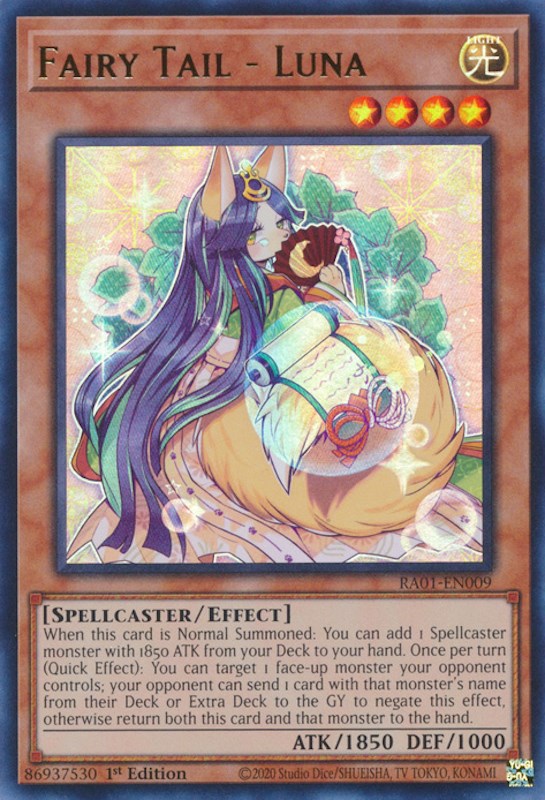 Fairy Tail - Luna — 25th Anniversary Rarity Collection (RA01-009) Yu-Gi-Oh! card