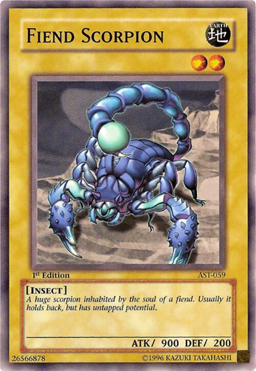 Fiend Scorpion — Ancient Sanctuary (AST-059) Yu-Gi-Oh! card