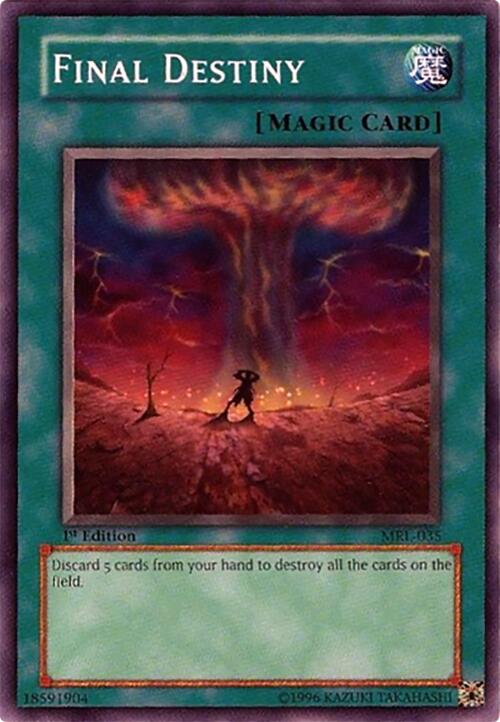 Final Destiny — Magic Ruler (MRL-035) Yu-Gi-Oh! card