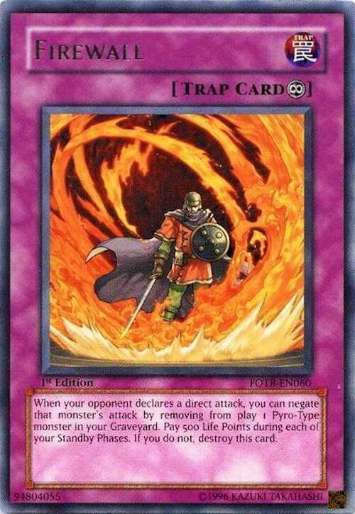 Firewall — Force of the Breaker (FOTB-060) Yu-Gi-Oh! card Imagen principal del producto