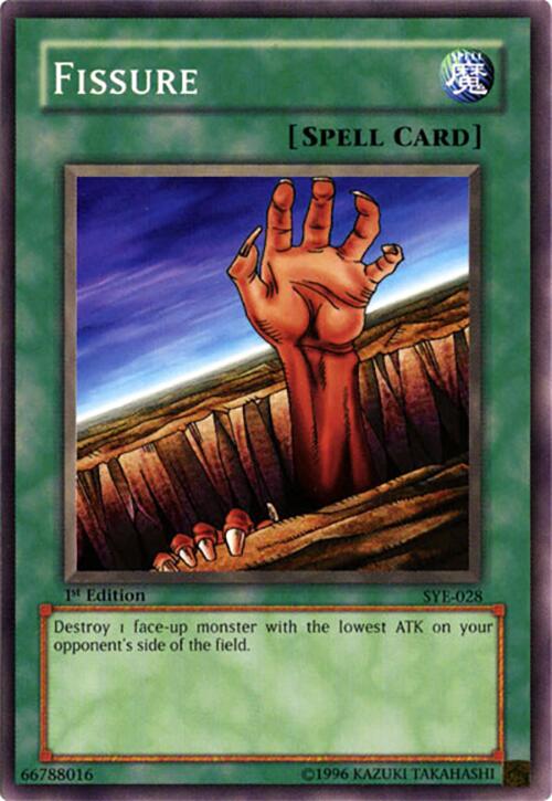 Fissure — Starter Deck: Yugi Evolution (SYE-028) Yu-Gi-Oh! card