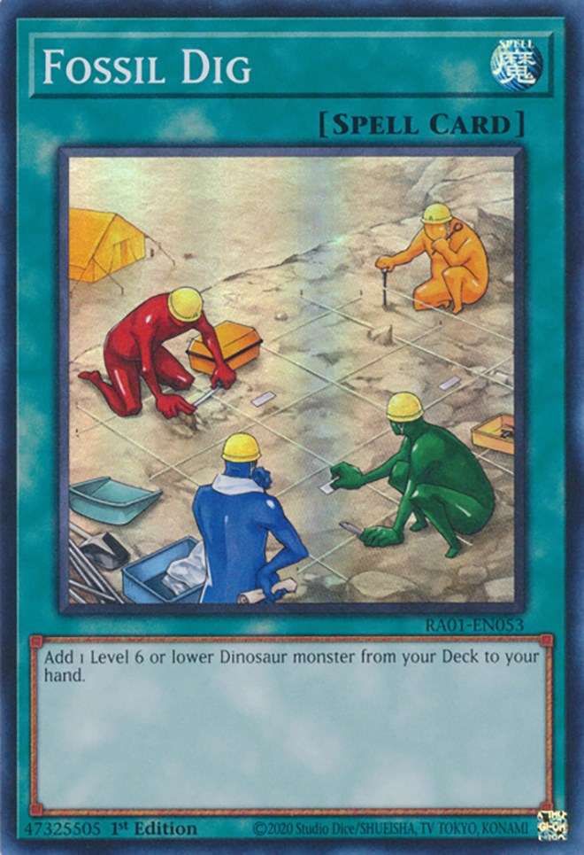 Fossil Dig — 25th Anniversary Rarity Collection (RA01-053) Yu-Gi-Oh! card