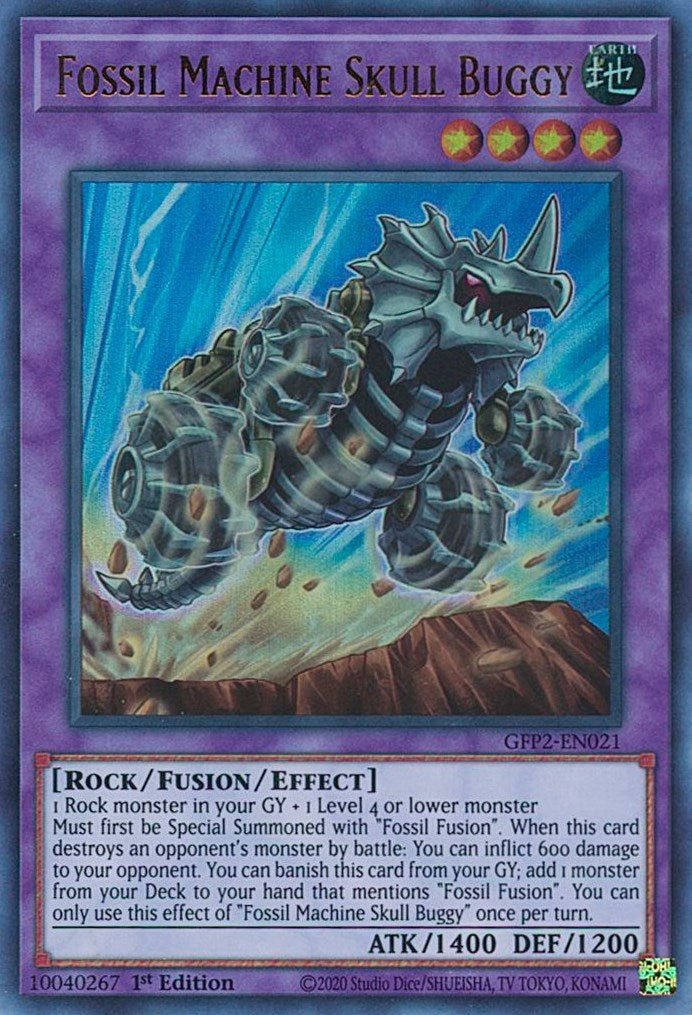 Fossil Machine Skull Buggy — Ghosts From the Past: The 2nd Haunting (GFP2-021) Yu-Gi-Oh! card Hoofdafbeelding