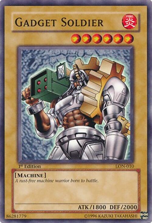 Gadget Soldier — Labyrinth of Nightmare (LON-010) Yu-Gi-Oh! card