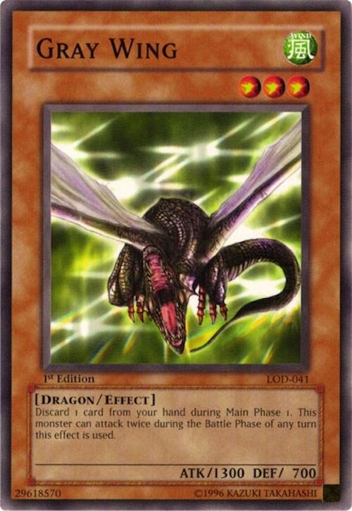 Gray Wing — Legacy of Darkness (LOD-041) Yu-Gi-Oh! card Main image