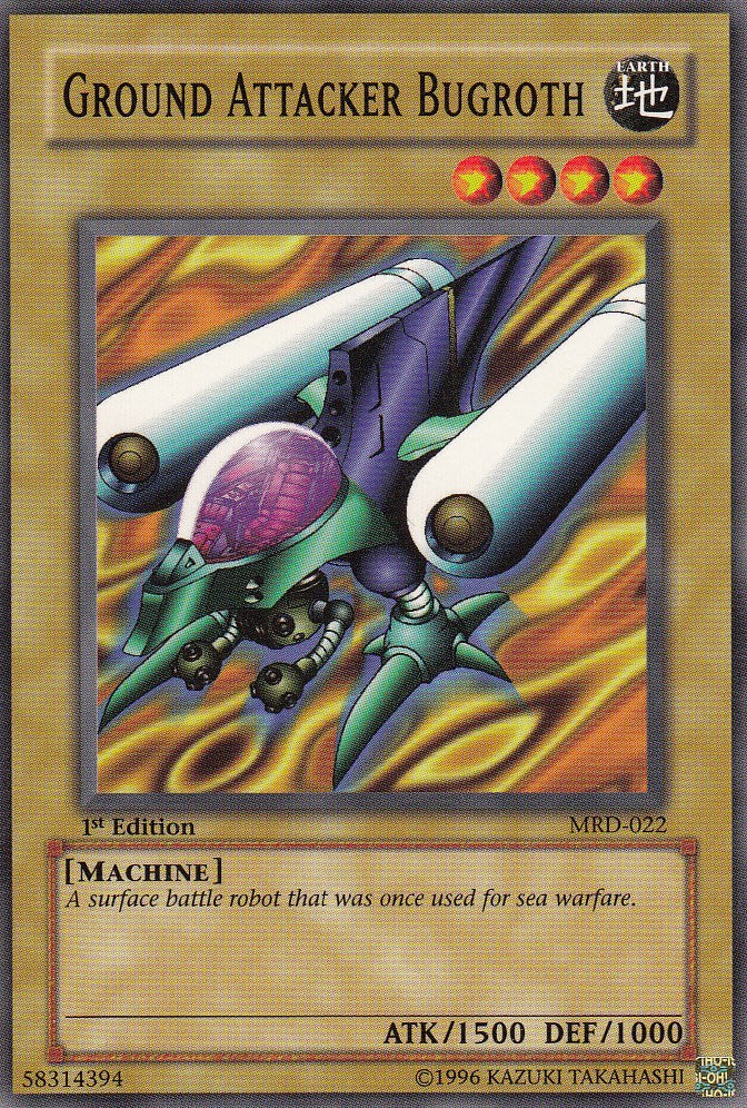 Ground Attacker Bugroth — Metal Raiders (MRD-022) Yu-Gi-Oh! card