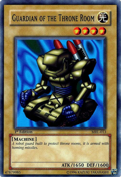 Guardian of the Throne Room — Magic Ruler (MRL-013) Yu-Gi-Oh! card