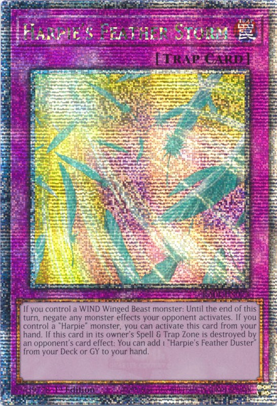 Harpie's Feather Storm — 25th Anniversary Rarity Collection (RA01-073) Yu-Gi-Oh! card