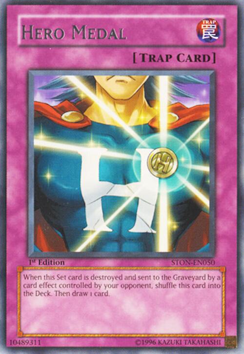 Hero Medal — Strike of Neos (STON-050) Yu-Gi-Oh! card Hoofdafbeelding