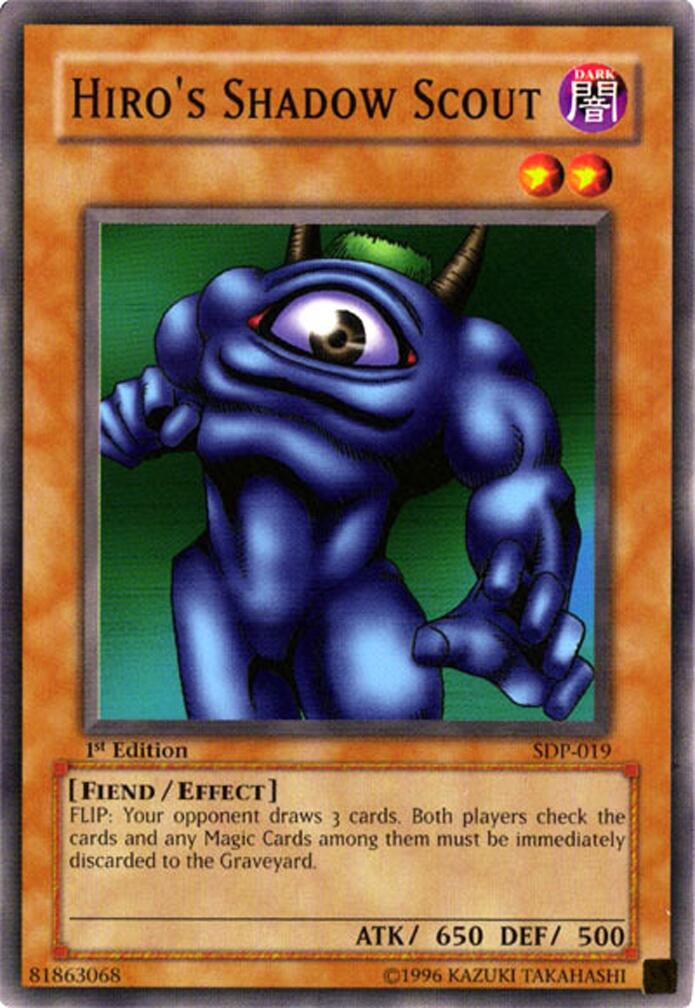 Hiro's Shadow Scout — Starter Deck: Pegasus (SDP-019) Yu-Gi-Oh! card