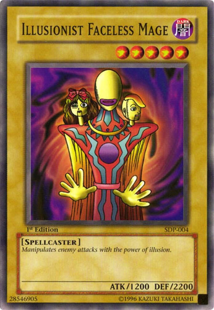 Illusionist Faceless Mage — Starter Deck: Pegasus (SDP-004) Yu-Gi-Oh! card Immagine principale del prodotto