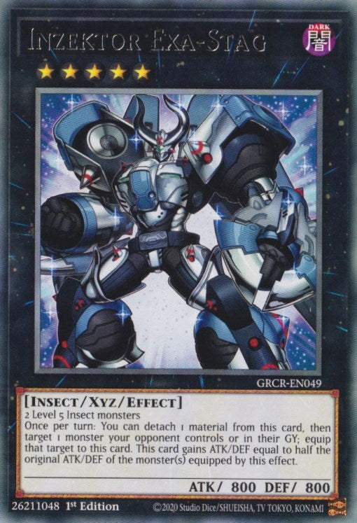 Inzektor Exa-Stag — The Grand Creators (GRCR-049) Yu-Gi-Oh! card