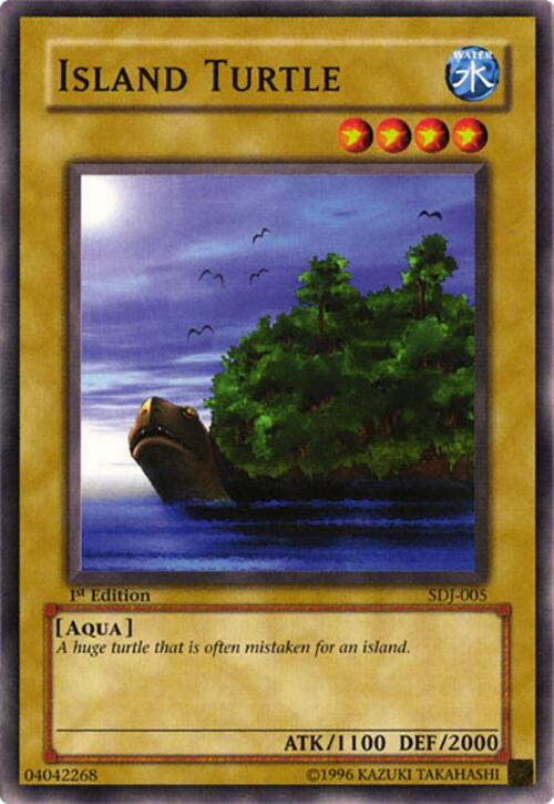 Island Turtle — Starter Deck: Joey (SDJ-005) Yu-Gi-Oh! card