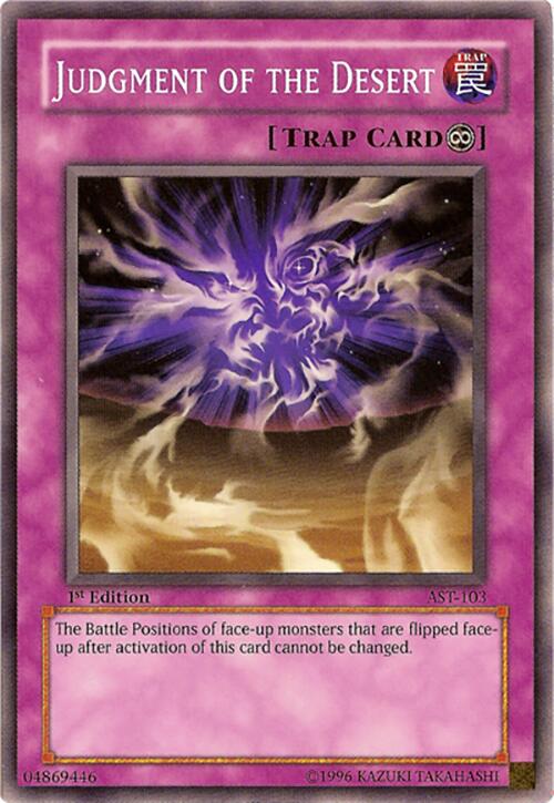 Judgment of the Desert — Ancient Sanctuary (AST-103) Yu-Gi-Oh! card