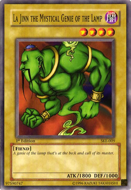 La Jinn the Mystical Genie of the Lamp — Starter Deck: Kaiba Evolution (SKE-009) Yu-Gi-Oh! card Image principale du produit