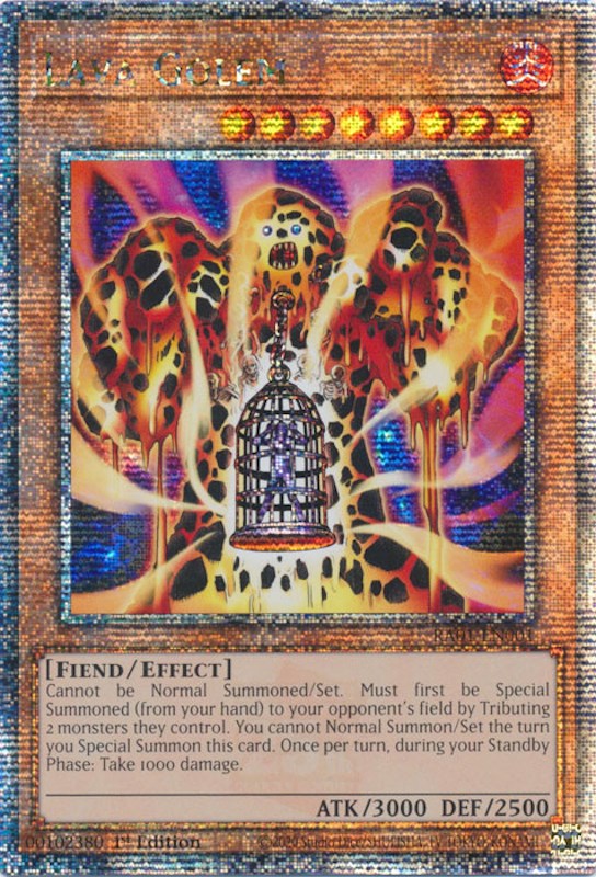 Lava Golem — 25th Anniversary Rarity Collection (RA01-001) Yu-Gi-Oh! card Main image