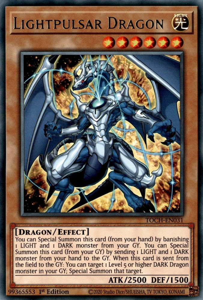 Lightpulsar Dragon — Toon Chaos (TOCH-031) Yu-Gi-Oh! card