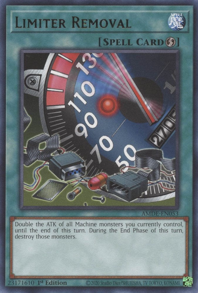 Limiter Removal — Amazing Defenders (AMDE-053) Yu-Gi-Oh! card Immagine principale del prodotto