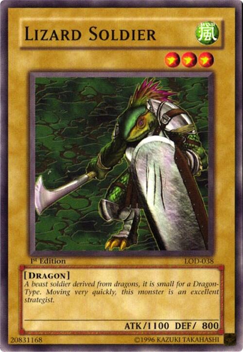 Lizard Soldier — Legacy of Darkness (LOD-038) Yu-Gi-Oh! card Main image