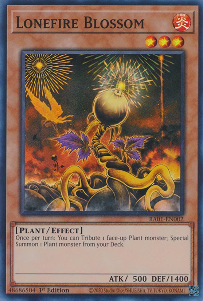 Lonefire Blossom — 25th Anniversary Rarity Collection (RA01-002) Yu-Gi-Oh! card