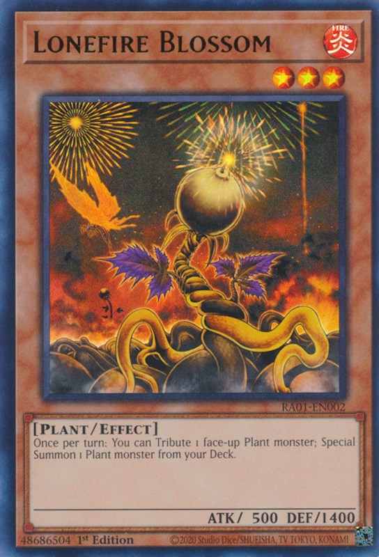 Lonefire Blossom — 25th Anniversary Rarity Collection (RA01-002) Yu-Gi-Oh! card