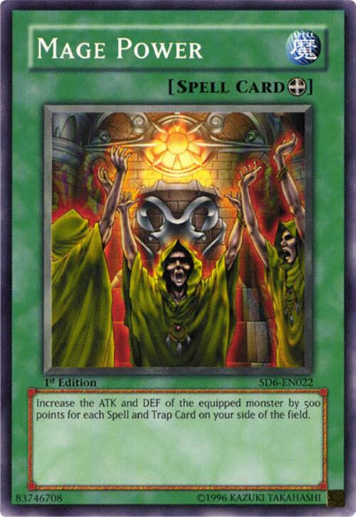 Mage Power — Structure Deck: Spellcaster's Judgment (SD6-022) Yu-Gi-Oh! card Image principale du produit