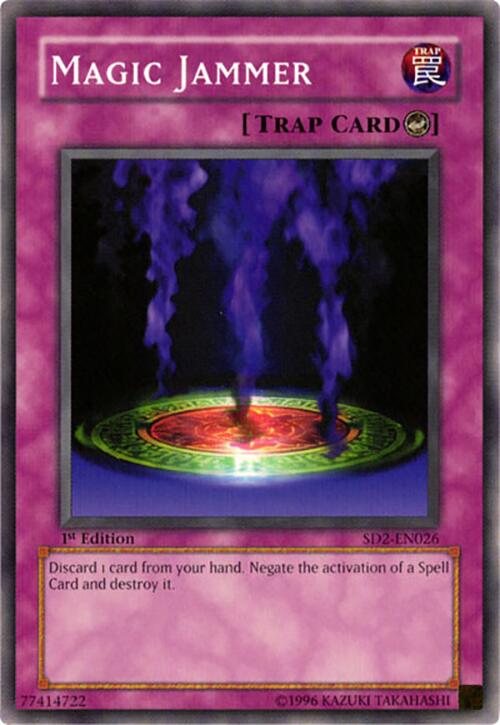 Magic Jammer — Structure Deck: Zombie Madness (SD2-026) Yu-Gi-Oh! card Image principale du produit
