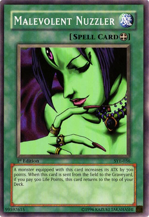 Malevolent Nuzzler — Starter Deck: Yugi Evolution (SYE-036) Yu-Gi-Oh! card