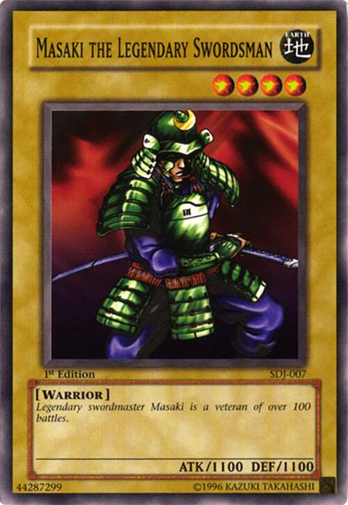 Masaki the Legendary Swordsman — Starter Deck: Joey (SDJ-007) Yu-Gi-Oh! card