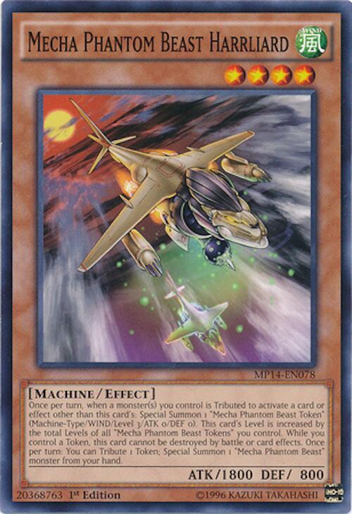 Mecha Phantom Beast Harrliard — 2014 Mega-Tins Mega-Pack (MP14-078) Yu-Gi-Oh! card Image principale du produit