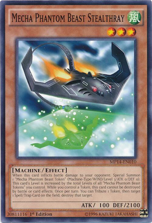 Mecha Phantom Beast Stealthray — 2014 Mega-Tins Mega-Pack (MP14-010) Yu-Gi-Oh! card Image principale du produit