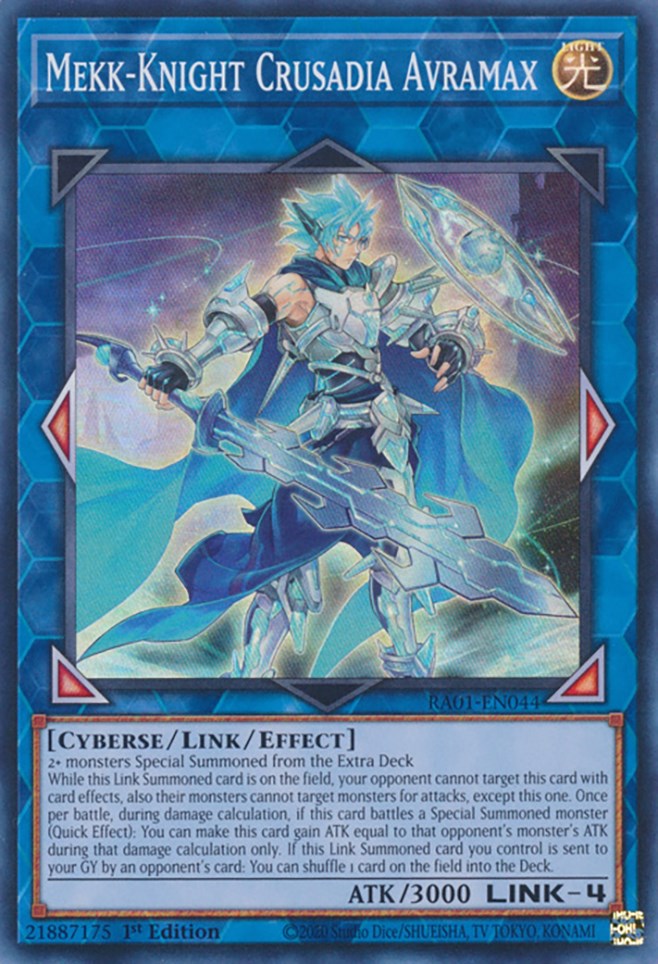 Mekk-Knight Crusadia Avramax — 25th Anniversary Rarity Collection (RA01-044) Yu-Gi-Oh! card