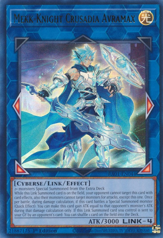 Mekk-Knight Crusadia Avramax — 25th Anniversary Rarity Collection (RA01-044) Yu-Gi-Oh! card