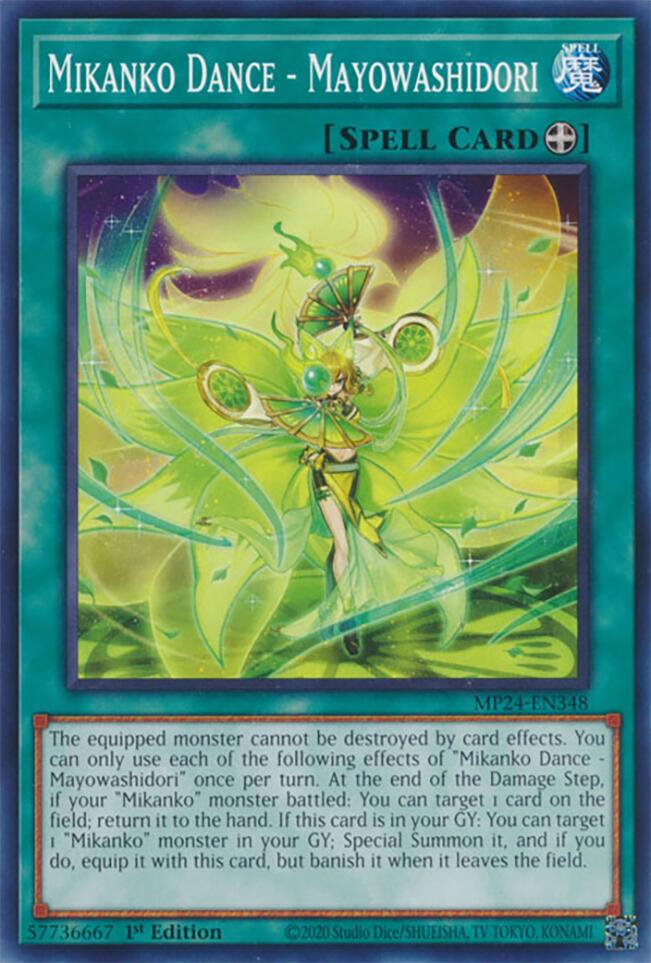 Mikanko Dance - Mayowashidori — 25th Anniversary Tin: Dueling Mirrors (MP24-348) Yu-Gi-Oh! card