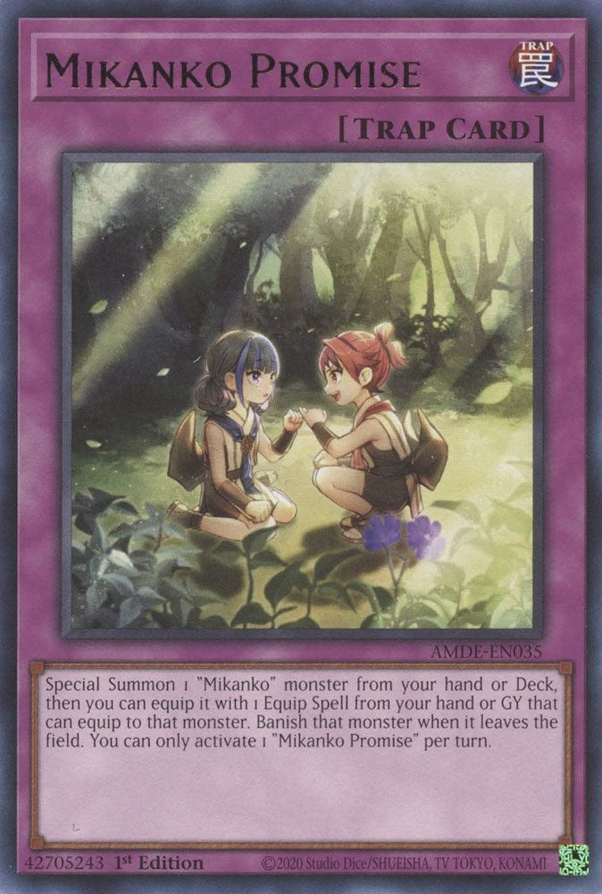 Mikanko Promise — Amazing Defenders (AMDE-035) Yu-Gi-Oh! card