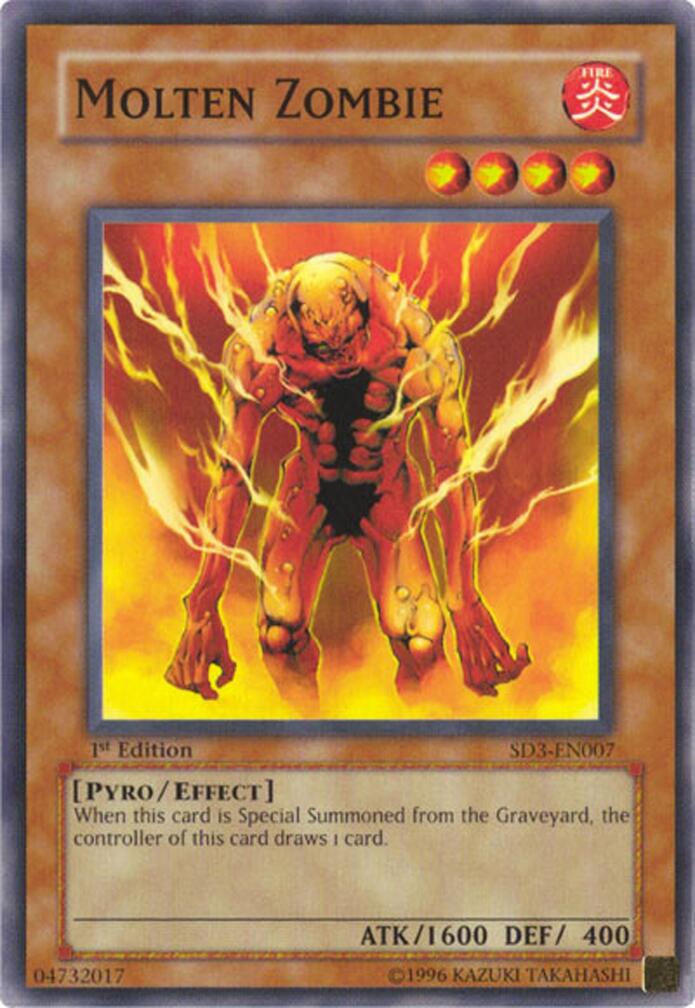 Molten Zombie — Structure Deck: Blaze of Destruction (SD3-007) Yu-Gi-Oh! card