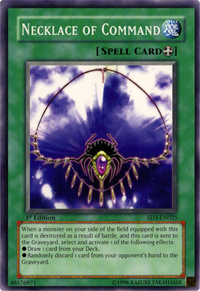 Necklace of Command — Structure Deck: Blaze of Destruction (SD3-025) Yu-Gi-Oh! card Image principale du produit