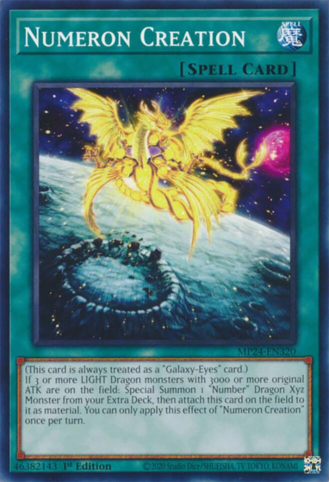 Numeron Creation — 25th Anniversary Tin: Dueling Mirrors (MP24-320) Yu-Gi-Oh! card