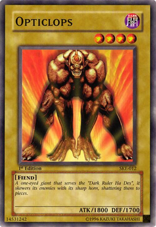 Opticlops — Starter Deck: Kaiba Evolution (SKE-012) Yu-Gi-Oh! card