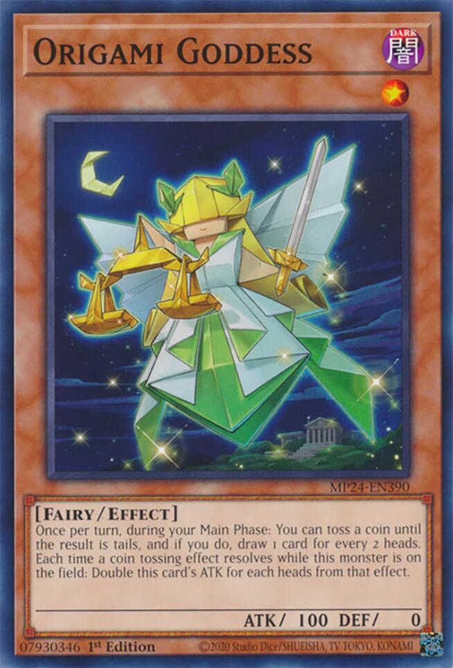 Origami Goddess — 25th Anniversary Tin: Dueling Mirrors (MP24-390) Yu-Gi-Oh! card Main image