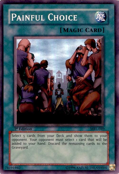 Painful Choice — Magic Ruler (MRL-049) Yu-Gi-Oh! card