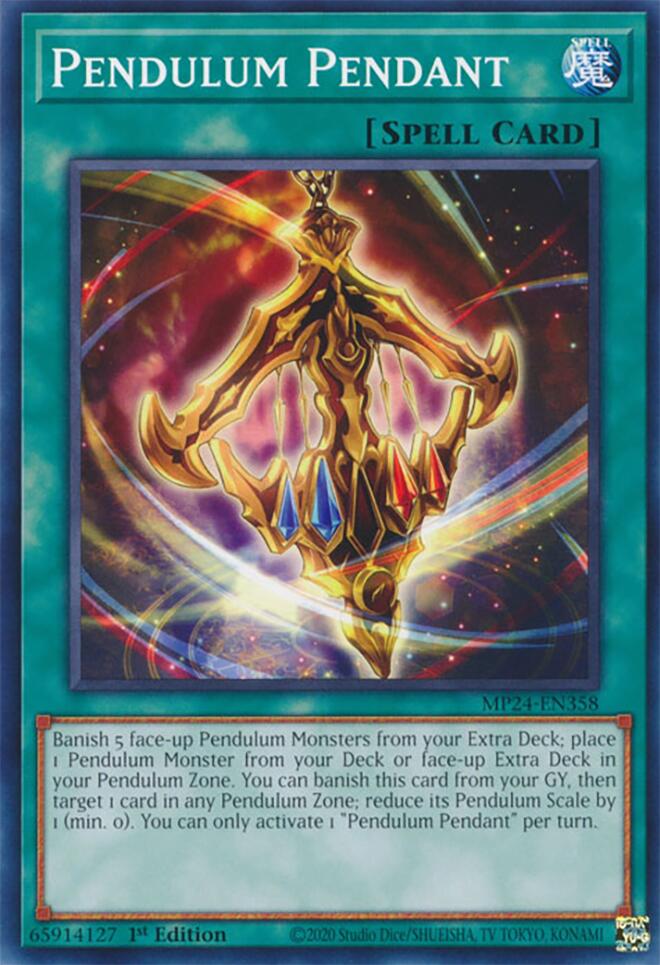 Pendulum Pendant — 25th Anniversary Tin: Dueling Mirrors (MP24-358) Yu-Gi-Oh! card