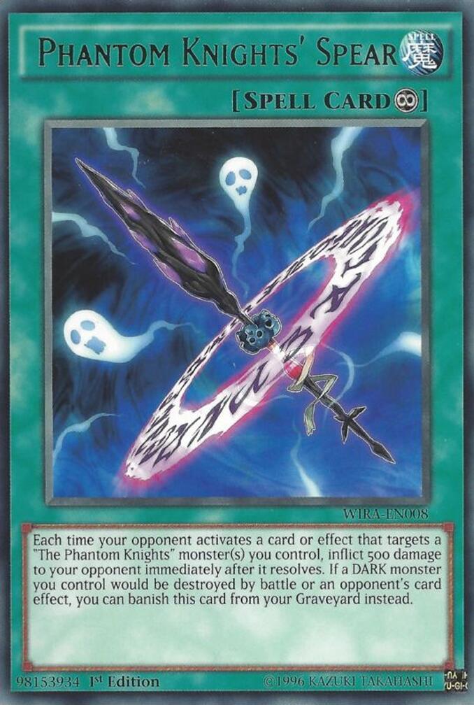 Phantom Knights' Spear — Wing Raiders (WIRA-008) Yu-Gi-Oh! card Image principale du produit