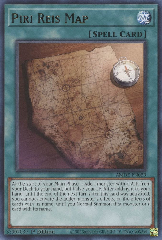 Piri Reis Map — Amazing Defenders (AMDE-059) Yu-Gi-Oh! card