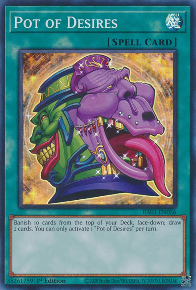 Pot of Desires — 25th Anniversary Rarity Collection (RA01-056) Yu-Gi-Oh! card Main image