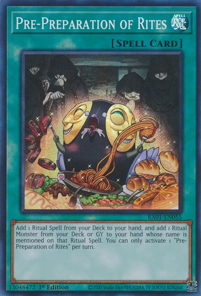 Pre-Preparation of Rites — 25th Anniversary Rarity Collection (RA01-055) Yu-Gi-Oh! card Main image