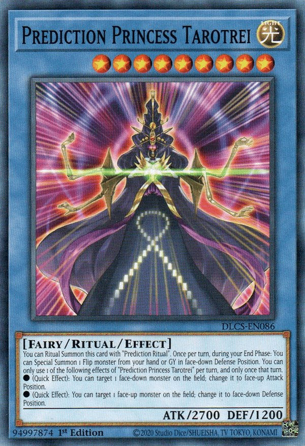 Prediction Princess Tarotrei — Dragons of Legend: The Complete Series (DLCS-086) Yu-Gi-Oh! card Image principale du produit