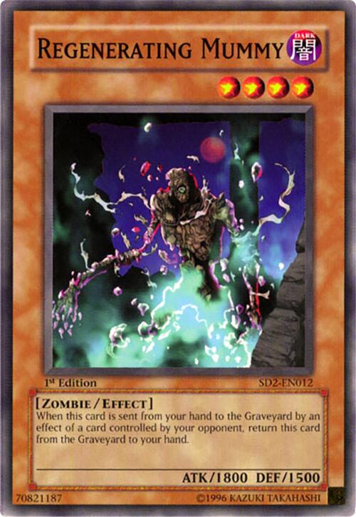 Regenerating Mummy — Structure Deck: Zombie Madness (SD2-012) Yu-Gi-Oh! card