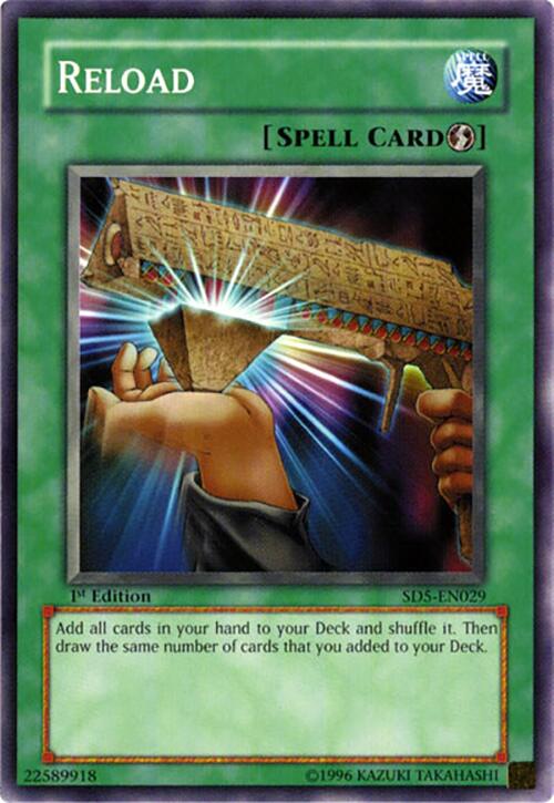 Reload — Structure Deck: Warrior's Triumph (SD5-029) Yu-Gi-Oh! card Image principale du produit