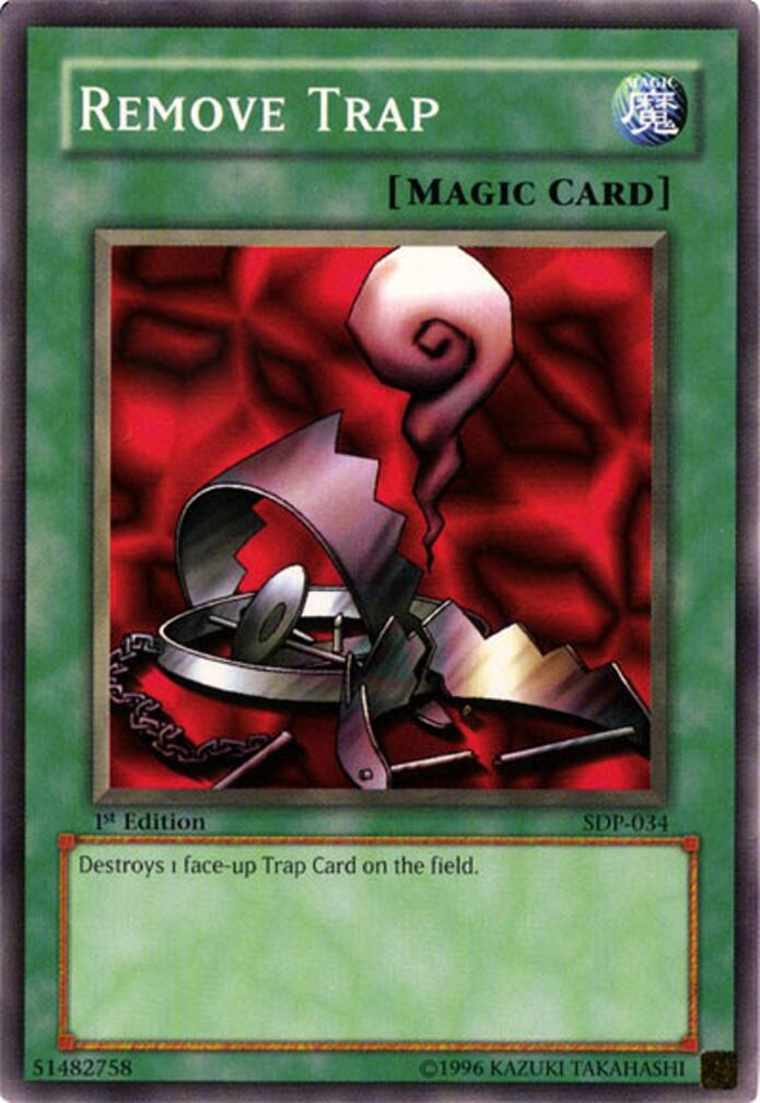 Remove Trap — Starter Deck: Pegasus (SDP-034) Yu-Gi-Oh! card